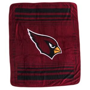 NFL ARIZONA CARDINALS Super Soft Sherpa Plush Throw Blanket 60"x70" - NEW IN PKG